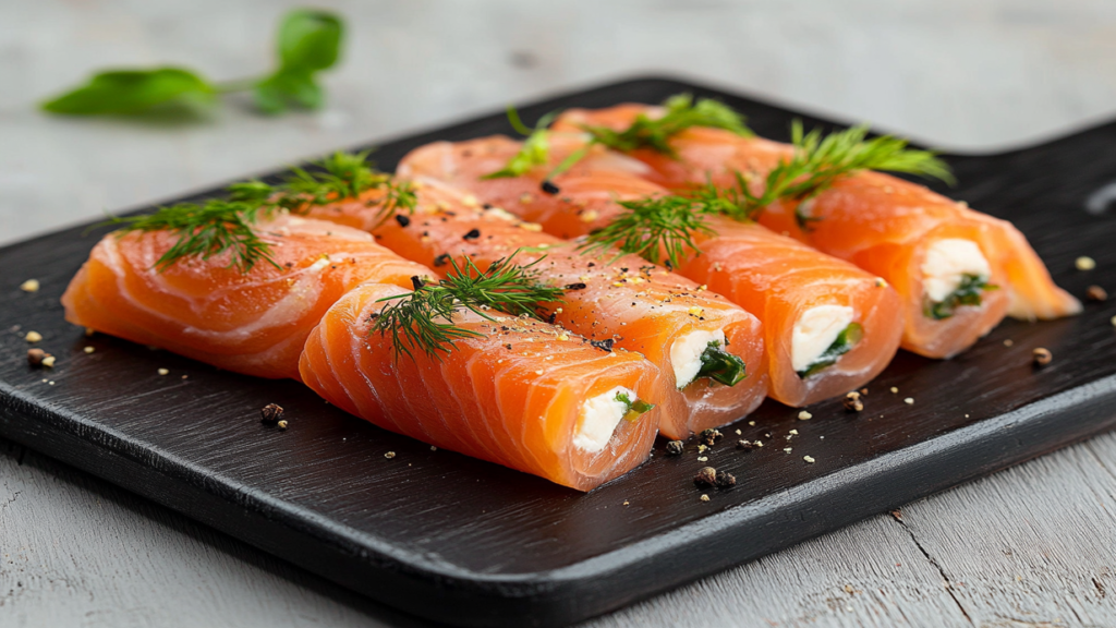 Is smoked salmon roll cooked or raw?