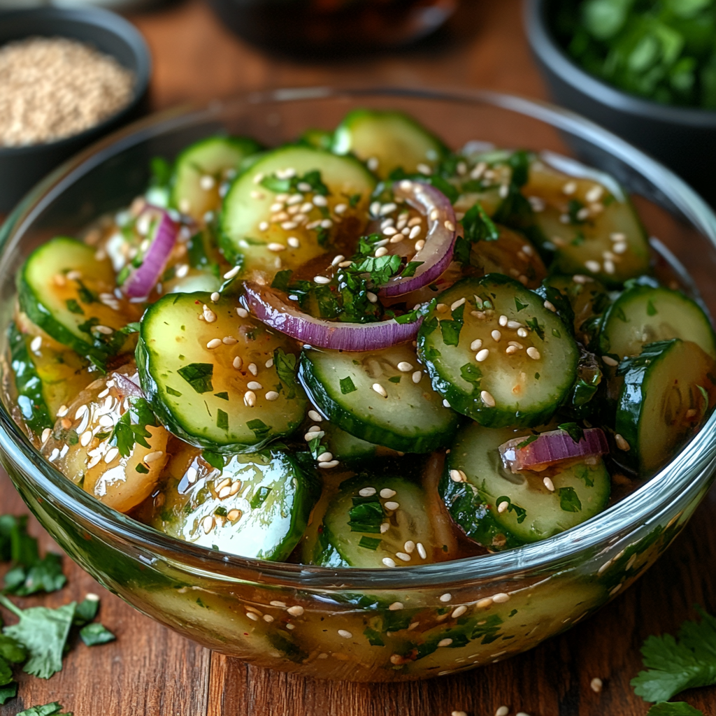 cucumber salad recipe image