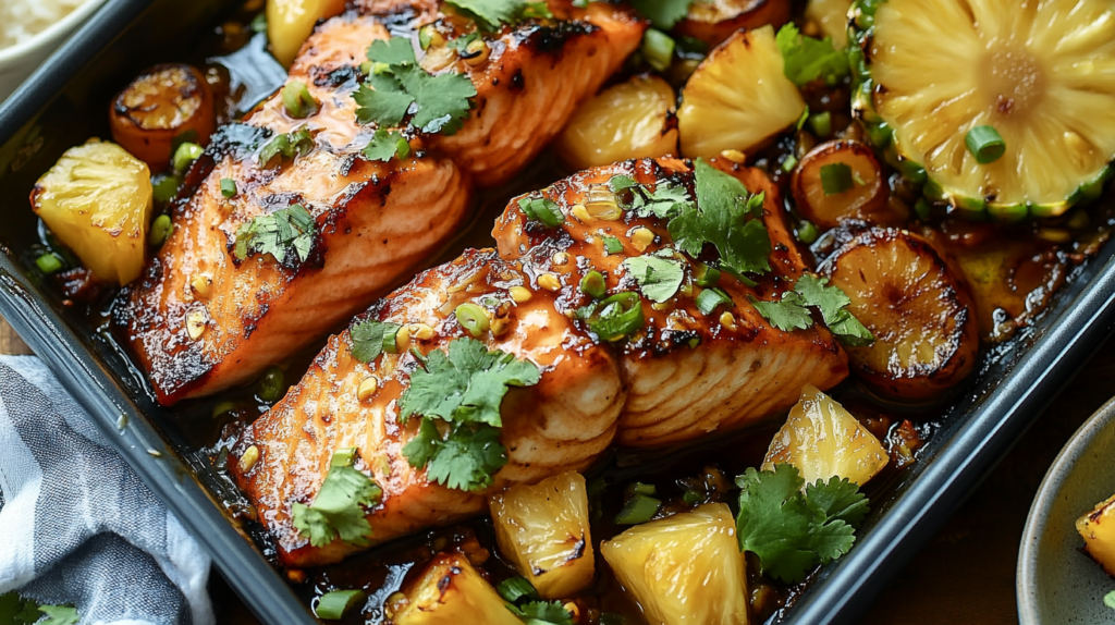 Pineapple Chili Salmon Recipe