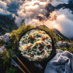 Lemon orzo Carbonara