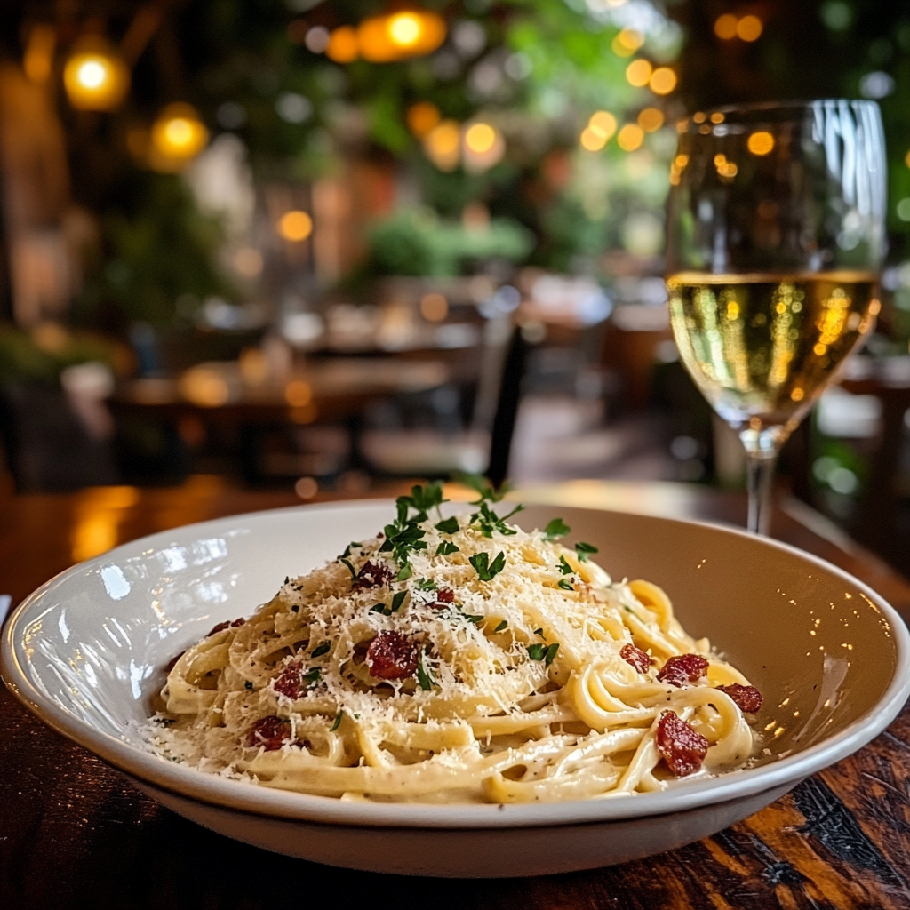  duck confit carbonara
