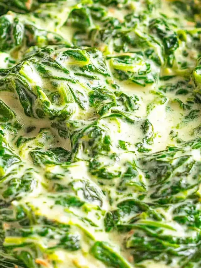 3 Secret ingredients to your creame spinach plats